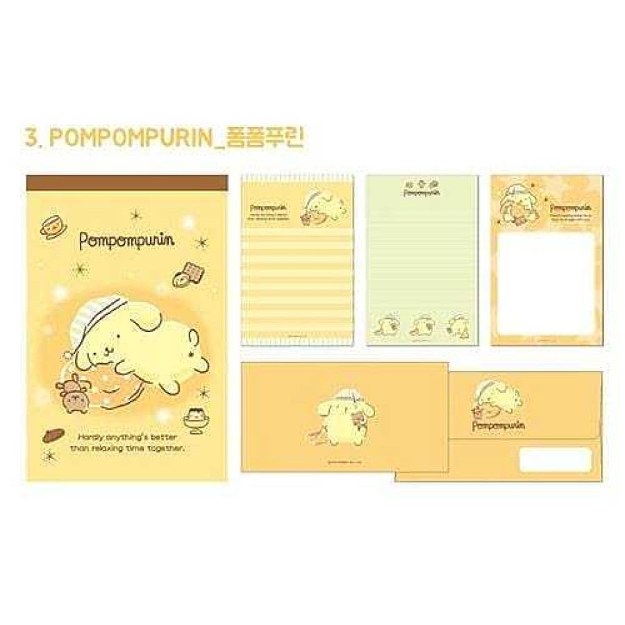 Stationery BeeCrazee Letter Sets | Sanrio Pompompurin Letter Pad