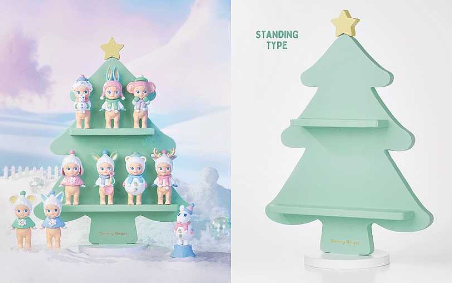 Surprise Box Dreams USA | Sonny Angel Wooden Christmas Tree Displays