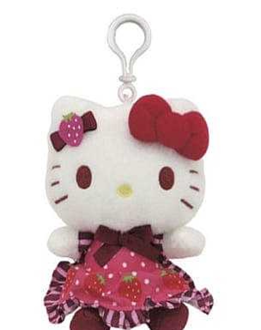 Styles Weactive Bag Charms | Chocolate & Strawberry 6" Plushies With Clips: , , , , ,