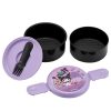 Homegoods Clever Idiots | Kuromi 2-Layered Round Bento Lunch Box With Fork