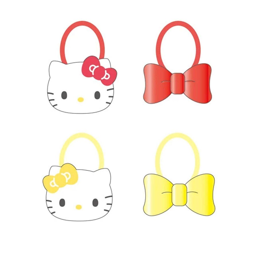 Styles Enesco Sanrio Apparel | And Ponytail Holders 4-Piece Sets