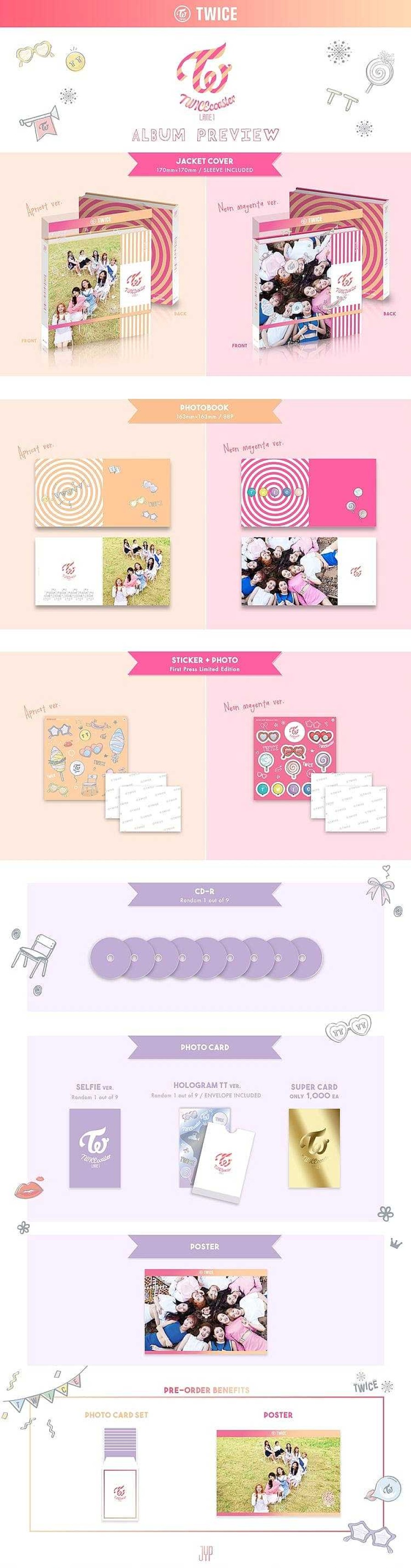 K-Pop Korea Pop Store | Twice - Twicecoaster : Lane 1 (3Rd Mini Album)