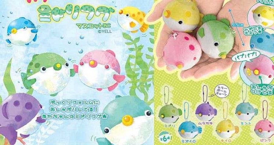 Plush Hakubundo | Bubble Puffer Fish Plush Mascot