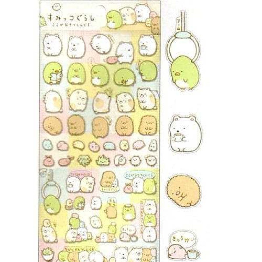 Stationery Kawaii Import San-X Stickers & Washi | San-X Sumikko Gurashi "Things In The Corner" Stickers: 1