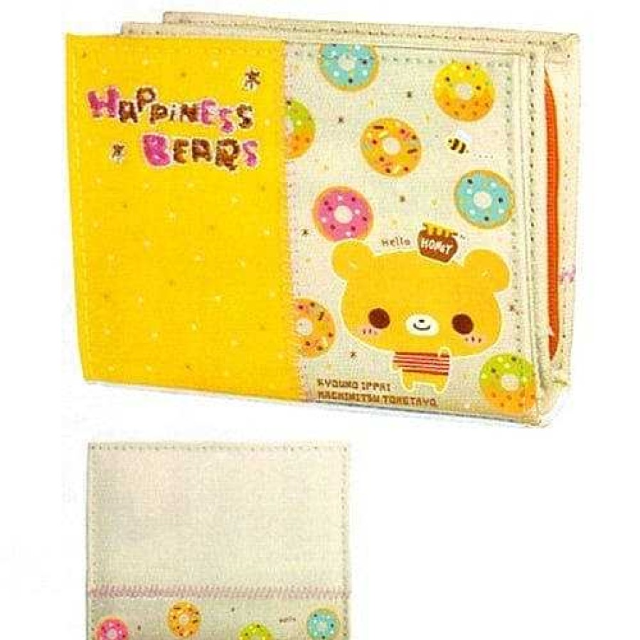 Styles Kawaii Import Wallets | Crux Happiness Bears Wallet