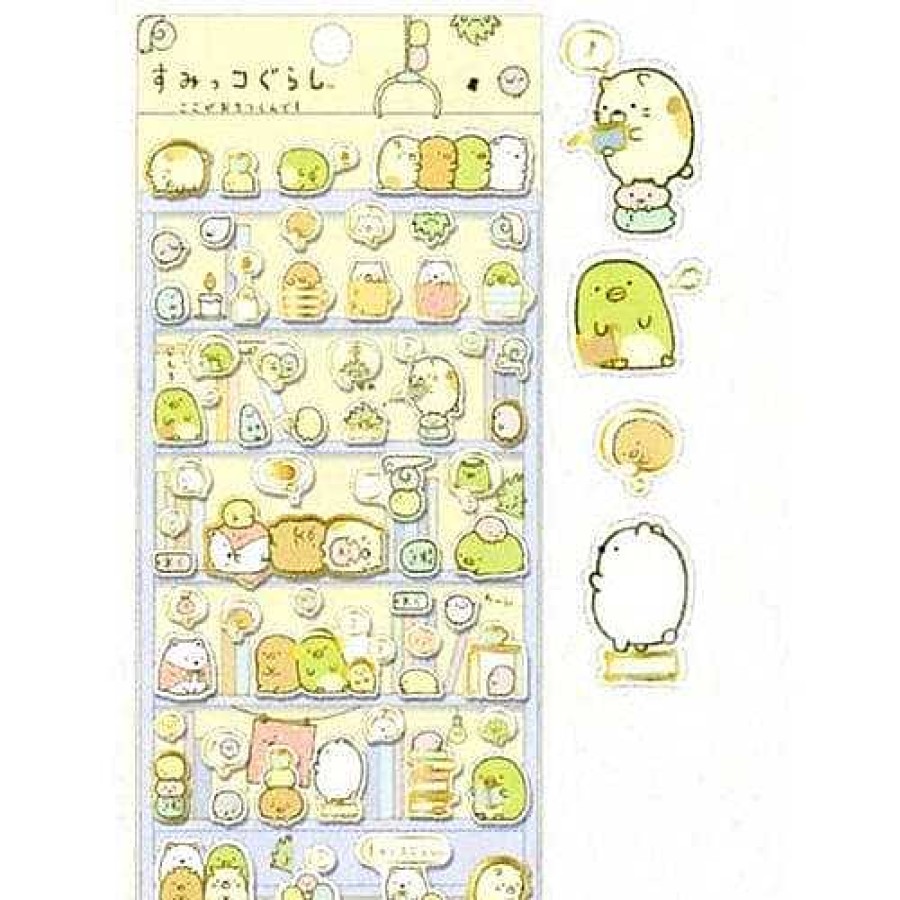 Stationery Kawaii Import San-X Stickers & Washi | San-X Sumikko Gurashi "Things In The Corner" Stickers: 3