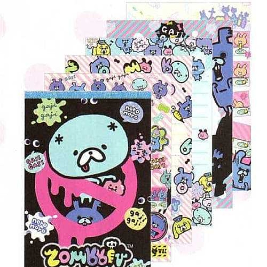 Stationery Kawaii Import Memos | San-X Zombbit Memo Pad With Stickers: 2