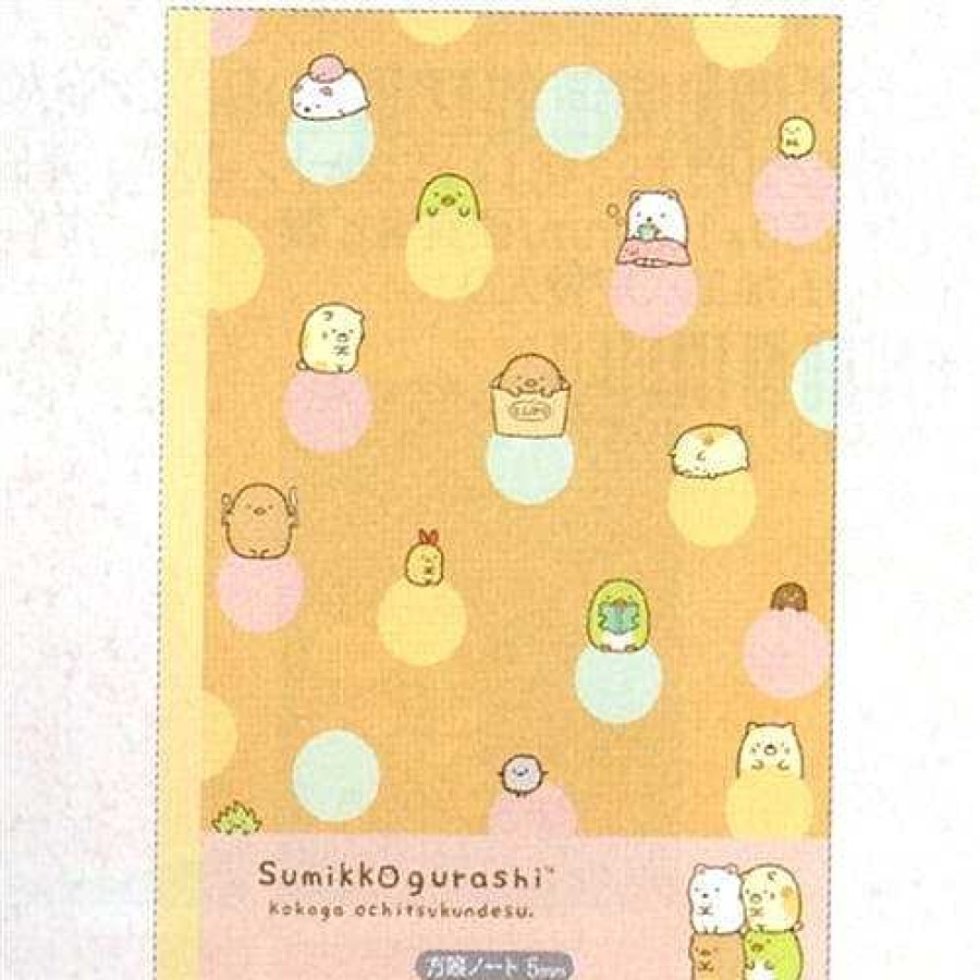 Stationery Kawaii Import Kanji Notebooks | San-X Sumikko Gurashi "Things In The Corner" Graph Or Square-Ruled B5 Notebook