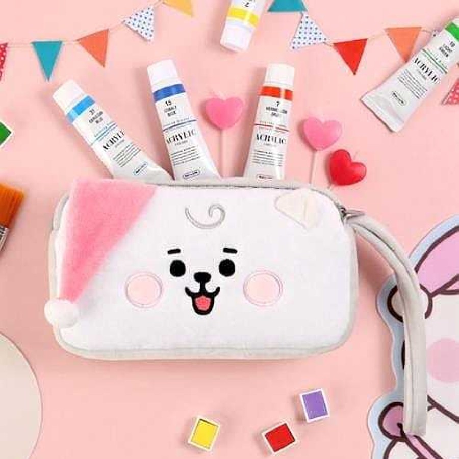 K-Pop BeeCrazee | Bt21 Baby Plushy Pouches With Handy Straps