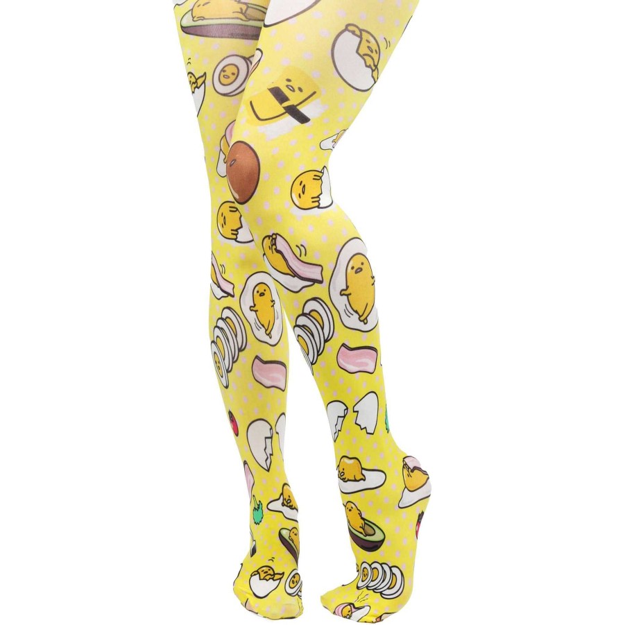 Styles Irregular Choice Irregular Choice | Gudetama Sunny-Side Up Tights