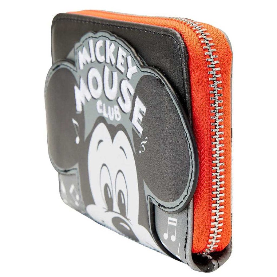 Styles Loungefly | Loungefly Disney 100Th Mickey Mouse Club Zip Around Wallet